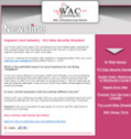 subscribe to the WAC Consulting Group monthly newsletter